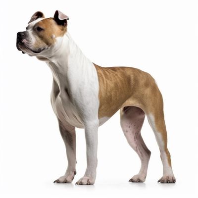 Full body image of a American Staffordshire Terrier