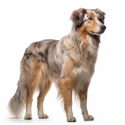 Full body image of a Australian Shepherd