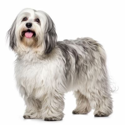 Full body image of a Havanese