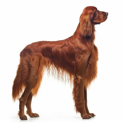 Full body image of a Irish Setter